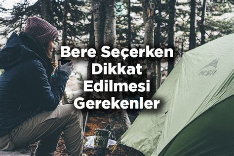 Kamp Baltası Seçerken Dikkat Edilmesi Gerekenler